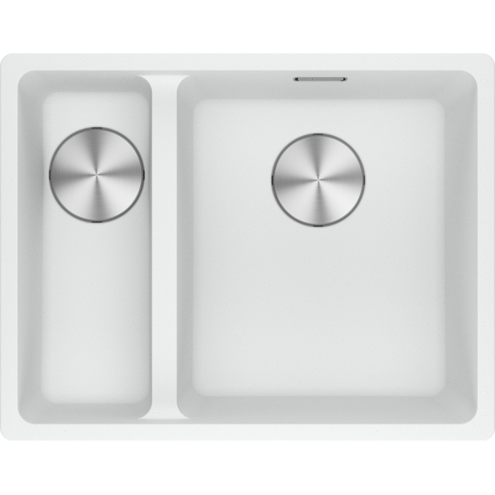Franke Maris MRG 160 Granite Undermount 1.5 Bowl Polar White Sink LHSB — dimensions drawing