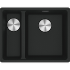 Franke Maris MRG 160 Granite Undermount 1.5 Bowl Matt Black Sink LHSB — dimensions drawing