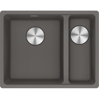 Franke Maris MRG 160 Granite Undermount 1.5 Bowl Stone Grey Sink RHSB — dimensions drawing