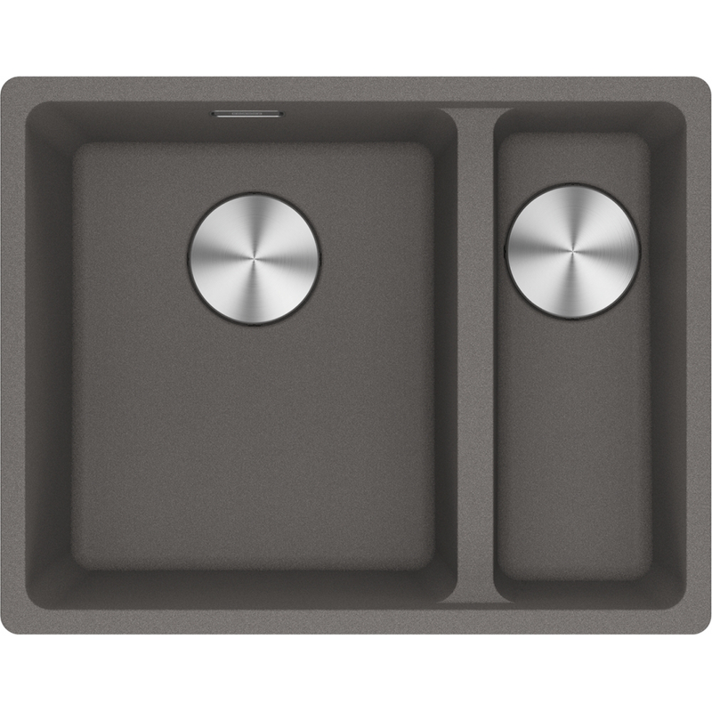 Franke Maris MRG 160 Granite Undermount 1.5 Bowl Stone Grey Sink RHSB — dimensions drawing