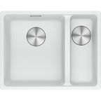 Franke Maris MRG 160 Granite Undermount 1.5 Bowl Polar White Sink RHSB — dimensions drawing