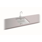 Carron Phoenix Haven 90 Granite 1 Bowl Polar White Kitchen Sink Inset — dimensions drawing