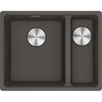 Franke Maris MRG 160 Granite Undermount 1.5 Bowl Slate Grey Sink RHSB — dimensions drawing