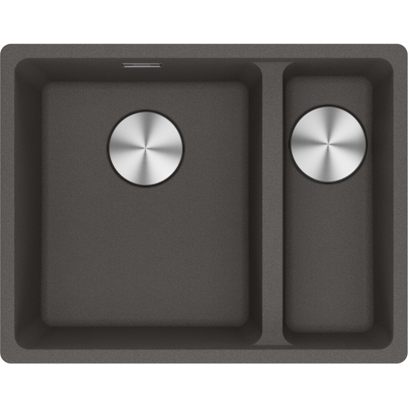 Franke Maris MRG 160 Granite Undermount 1.5 Bowl Slate Grey Sink RHSB — dimensions drawing