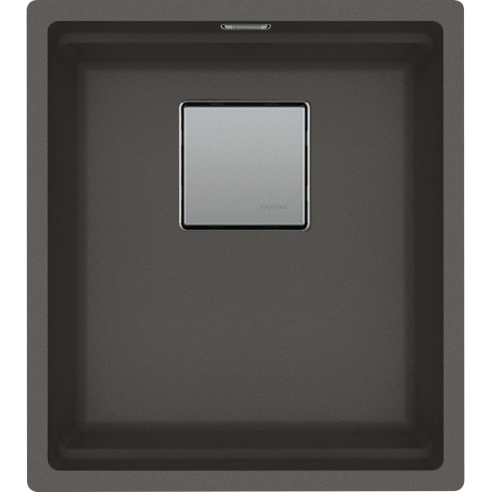 Franke Kubus KNG 110-37 Granite Undermount 1 Bowl Slate Grey Kitchen Sink — dimensions drawing