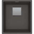 Franke Kubus KNG 110-37 Granite Undermount 1 Bowl Slate Grey Kitchen Sink — dimensions drawing