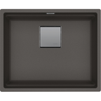 Franke Kubus KNG 110-52 Granite Undermount 1 Bowl Slate Grey Kitchen Sink — dimensions drawing