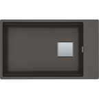 Franke Kubus KNG 110-62 Granite Undermount 1 Bowl Slate Grey Kitchen Sink — dimensions drawing