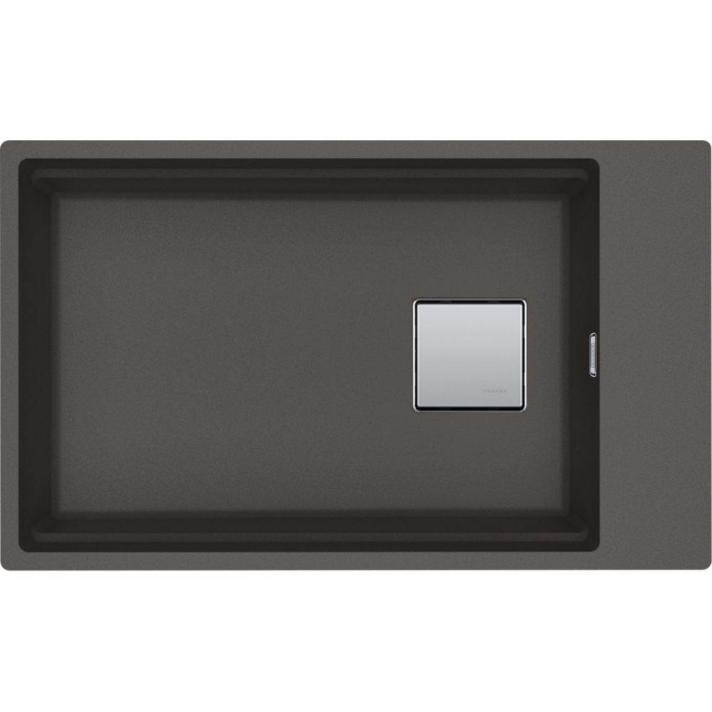 Franke Kubus KNG 110-62 Granite Undermount 1 Bowl Slate Grey Kitchen Sink — dimensions drawing