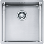 Franke Box BXX 110-40 Undermount 1 Bowl Stainless Steel Kitchen Sink — dimensions drawing