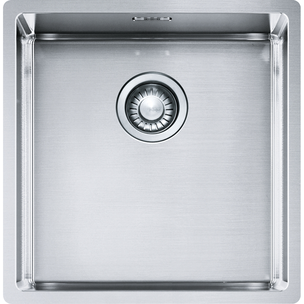 Franke Box BXX 110-40 Undermount 1 Bowl Stainless Steel Kitchen Sink — dimensions drawing