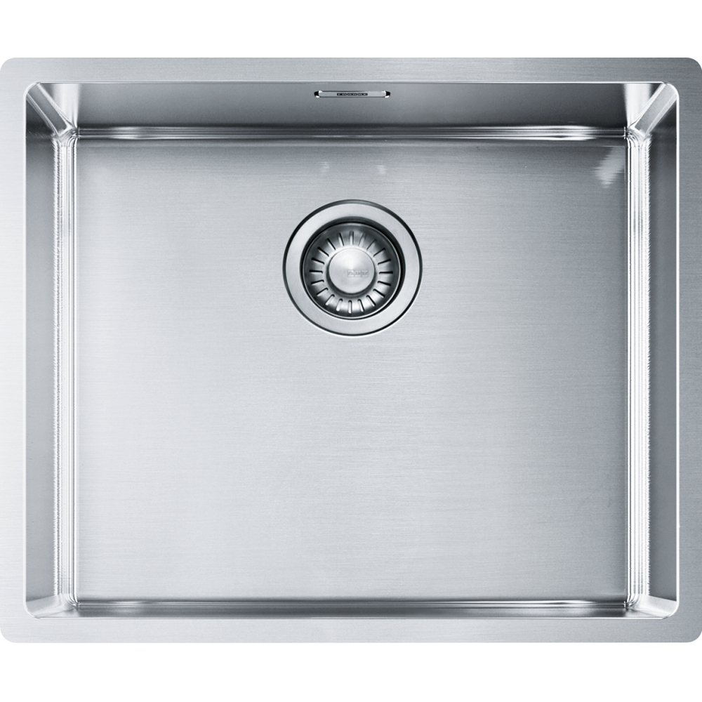 Franke Box BXX 110-50 Undermount 1 Bowl Stainless Steel Kitchen Sink — dimensions drawing
