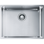 Franke Box BXX 210/110-54 Undermount 1 Bowl Stainless Steel Kitchen Sink — dimensions drawing