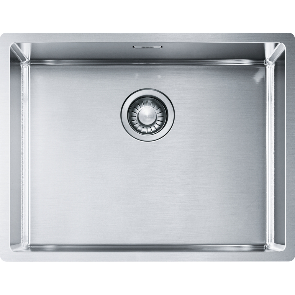 Franke Box BXX 210/110-54 Undermount 1 Bowl Stainless Steel Kitchen Sink — dimensions drawing