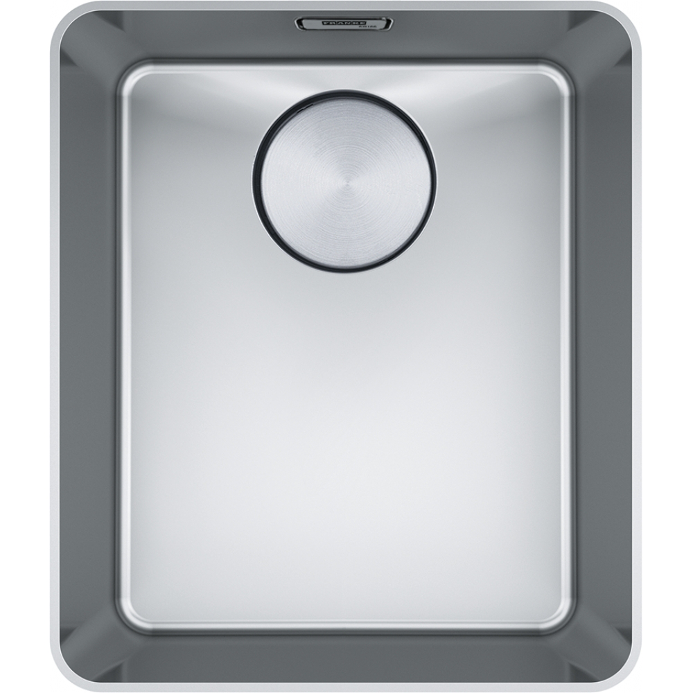 Franke Mythos MYX 210-34 Undermount 1 Bowl Stainless Steel Kitchen Sink — dimensions drawing