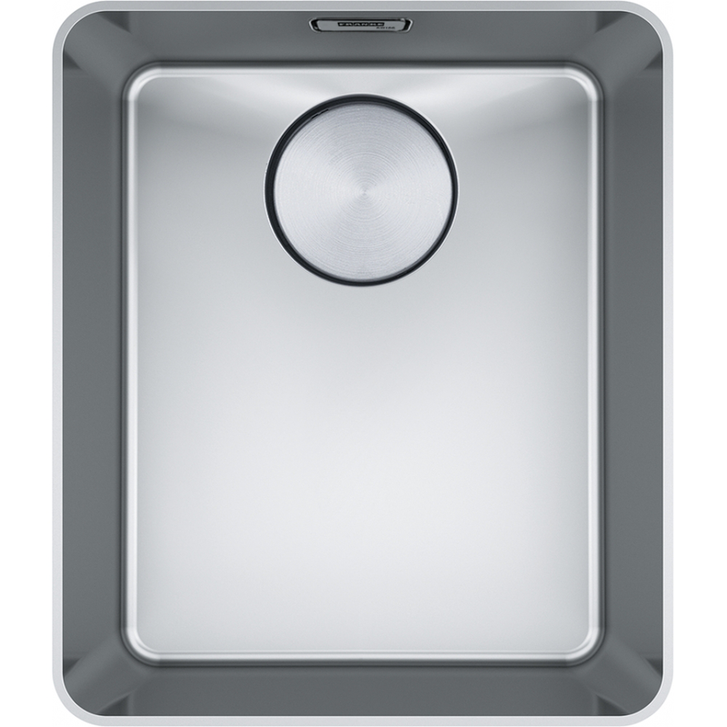 Franke Mythos MYX 210-34 Undermount 1 Bowl Stainless Steel Kitchen Sink — dimensions drawing