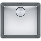 Franke Mythos MYX 210-45 Undermount 1 Bowl Stainless Steel Kitchen Sink — dimensions drawing