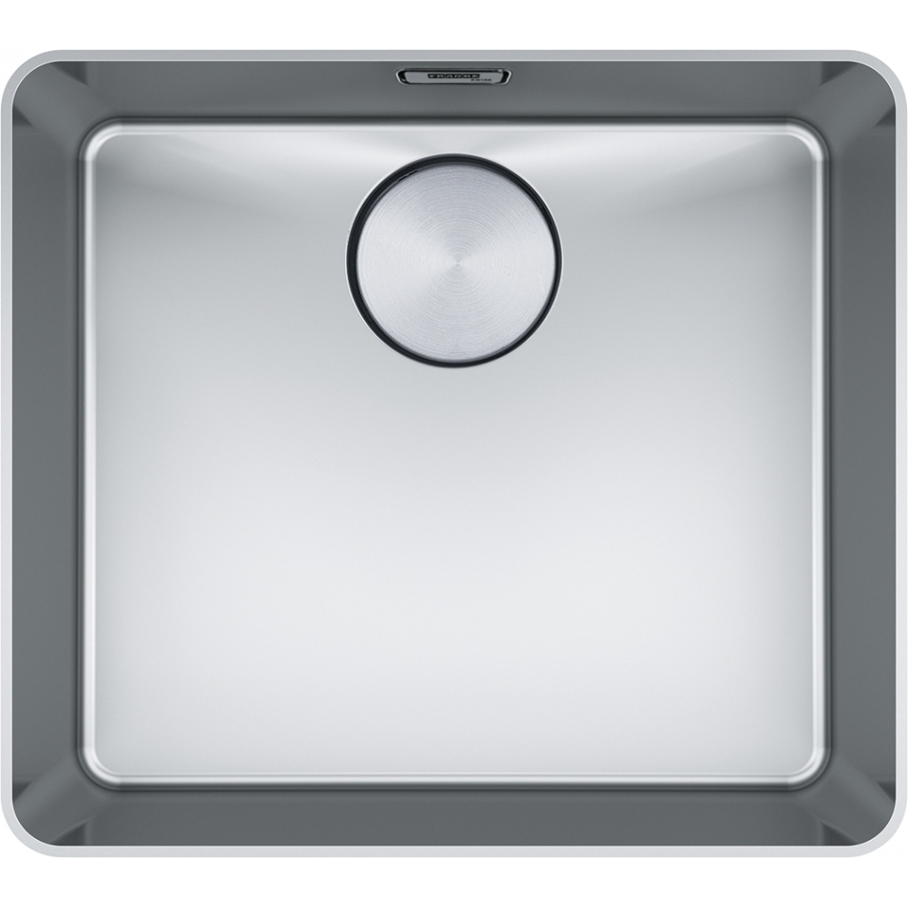 Franke Mythos MYX 210-45 Undermount 1 Bowl Stainless Steel Kitchen Sink — dimensions drawing