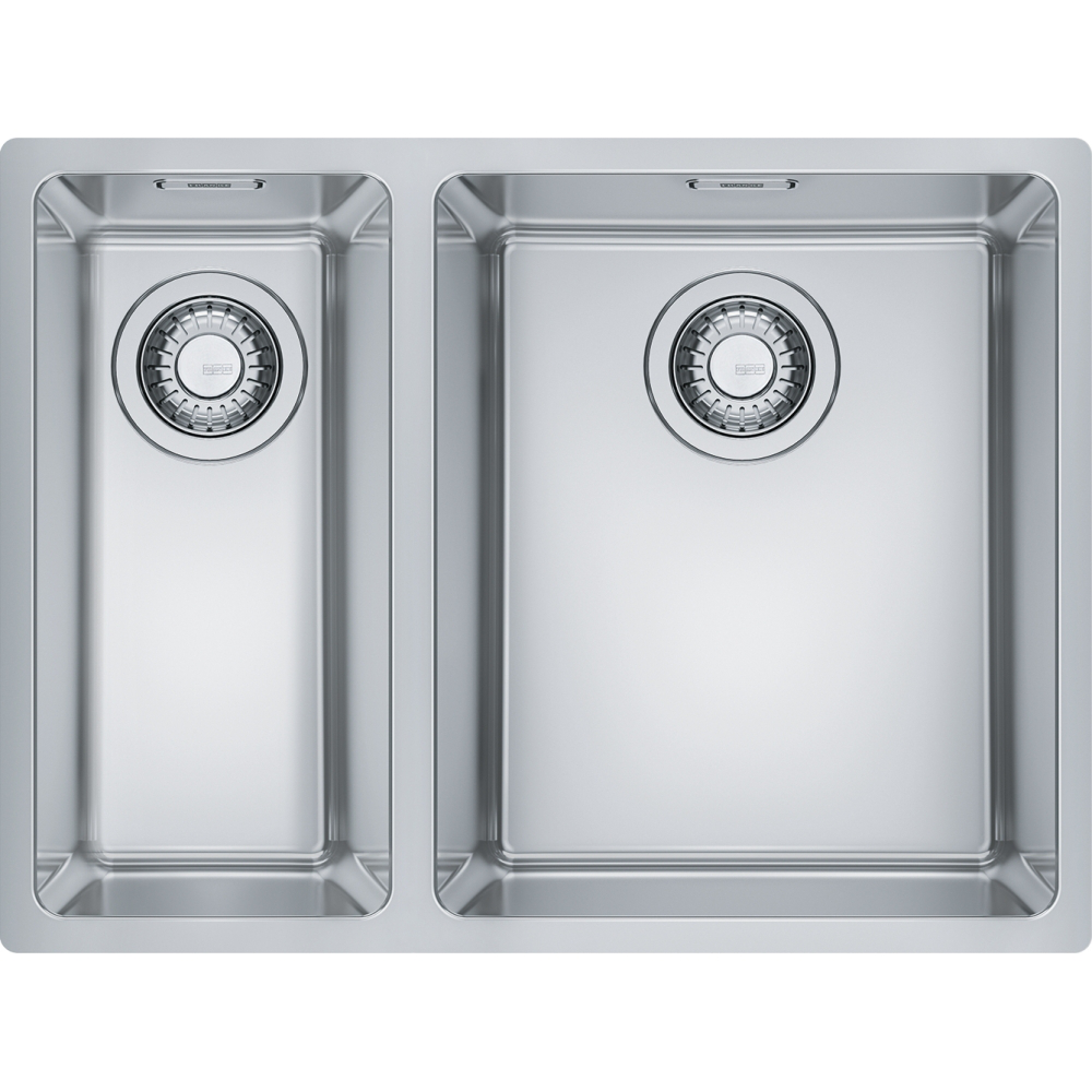 Franke Maris MRX 260 Undermount 1.5 Bowl Stainless Steel Kitchen Sink — dimensions drawing