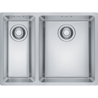 Franke Maris MRX 260 Undermount 1.5 Bowl Stainless Steel Kitchen Sink — dimensions drawing