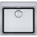 Franke Mythos Plus MYX 210 Undermount 1 Bowl Stainless Steel Kitchen Sink — dimensions drawing