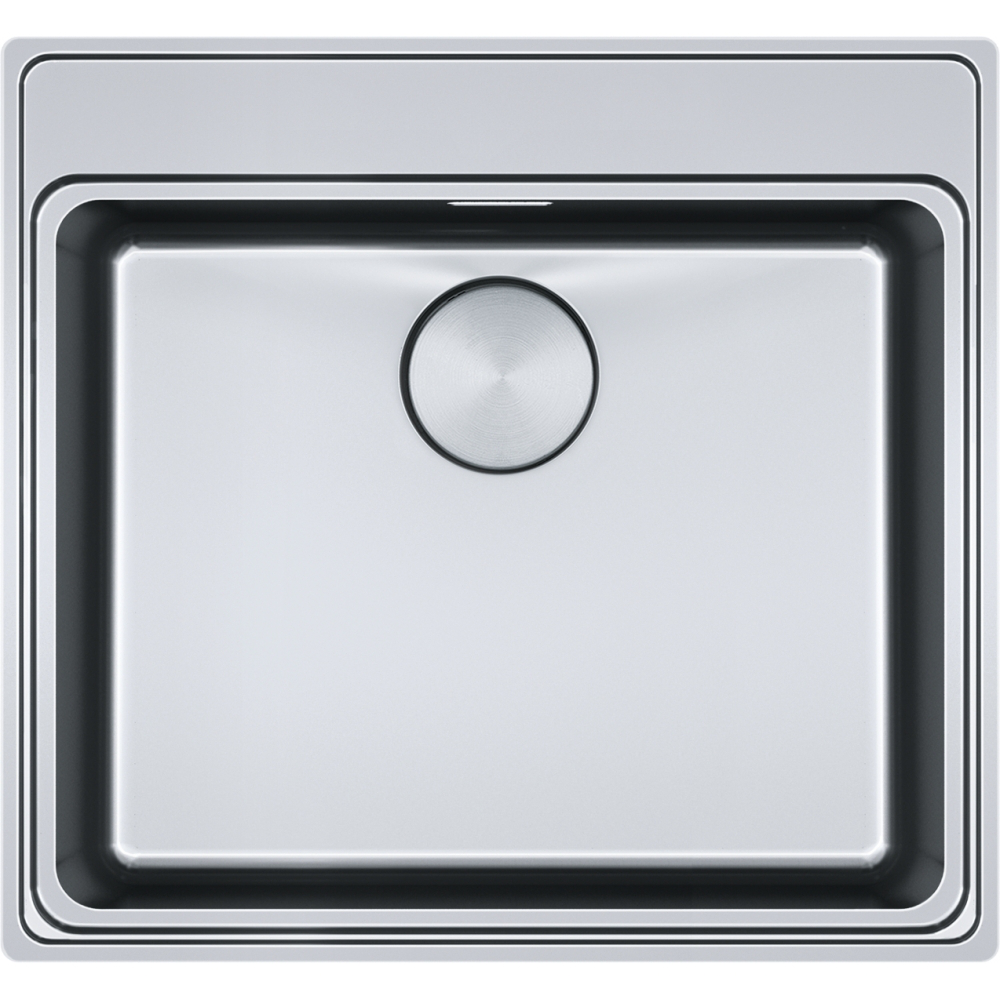 Franke Mythos Plus MYX 210 Undermount 1 Bowl Stainless Steel Kitchen Sink — dimensions drawing