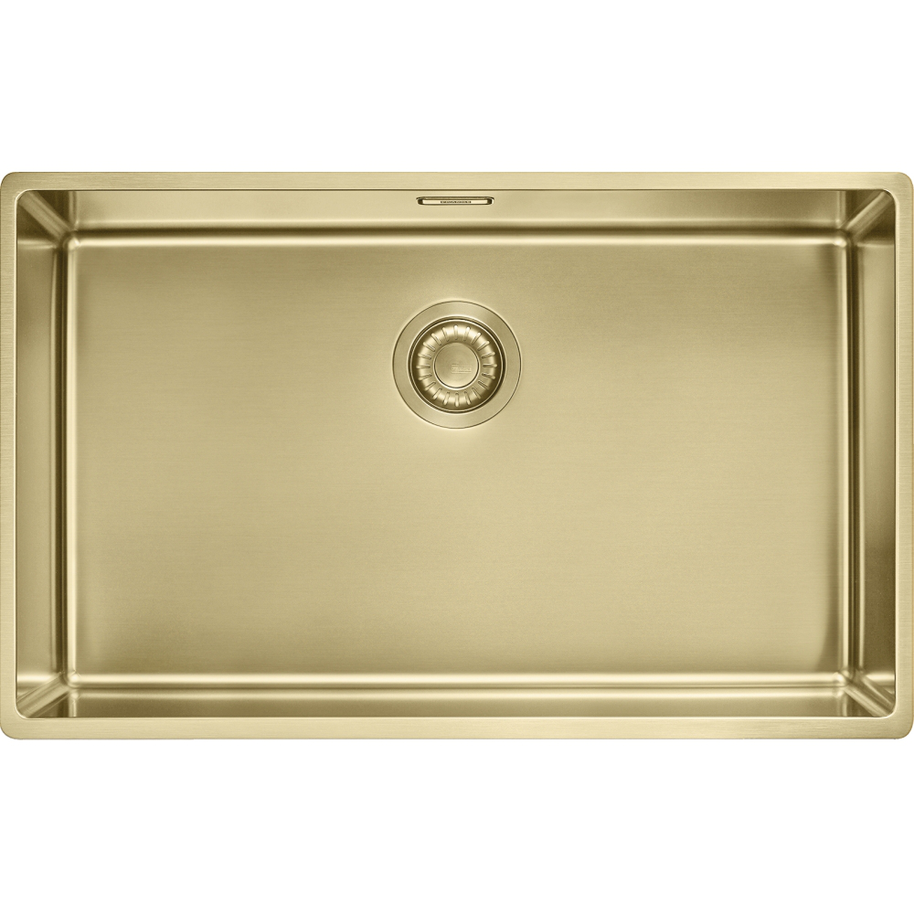 Franke Mythos Masterpiece BXM 210/110-68 1 Bowl Gold Stainless Steel Sink — dimensions drawing
