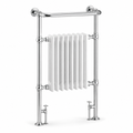 Burford Traditional Towel Rail Radiator - Chrome