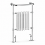 Burford Traditional Towel Rail Radiator - Chrome