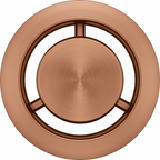 Franke Round Ceramic PVD Overflow Copper Belfast Kitchen Sink 133.0722.549 — dimensions drawing