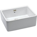 Carron Phoenix Belfast 100 Ceramic 1 Bowl Glacier White Kitchen Sink Butler