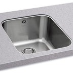 Carron Phoenix Ibis 100U Undermount 1 Bowl Stainless Steel Kitchen Sink