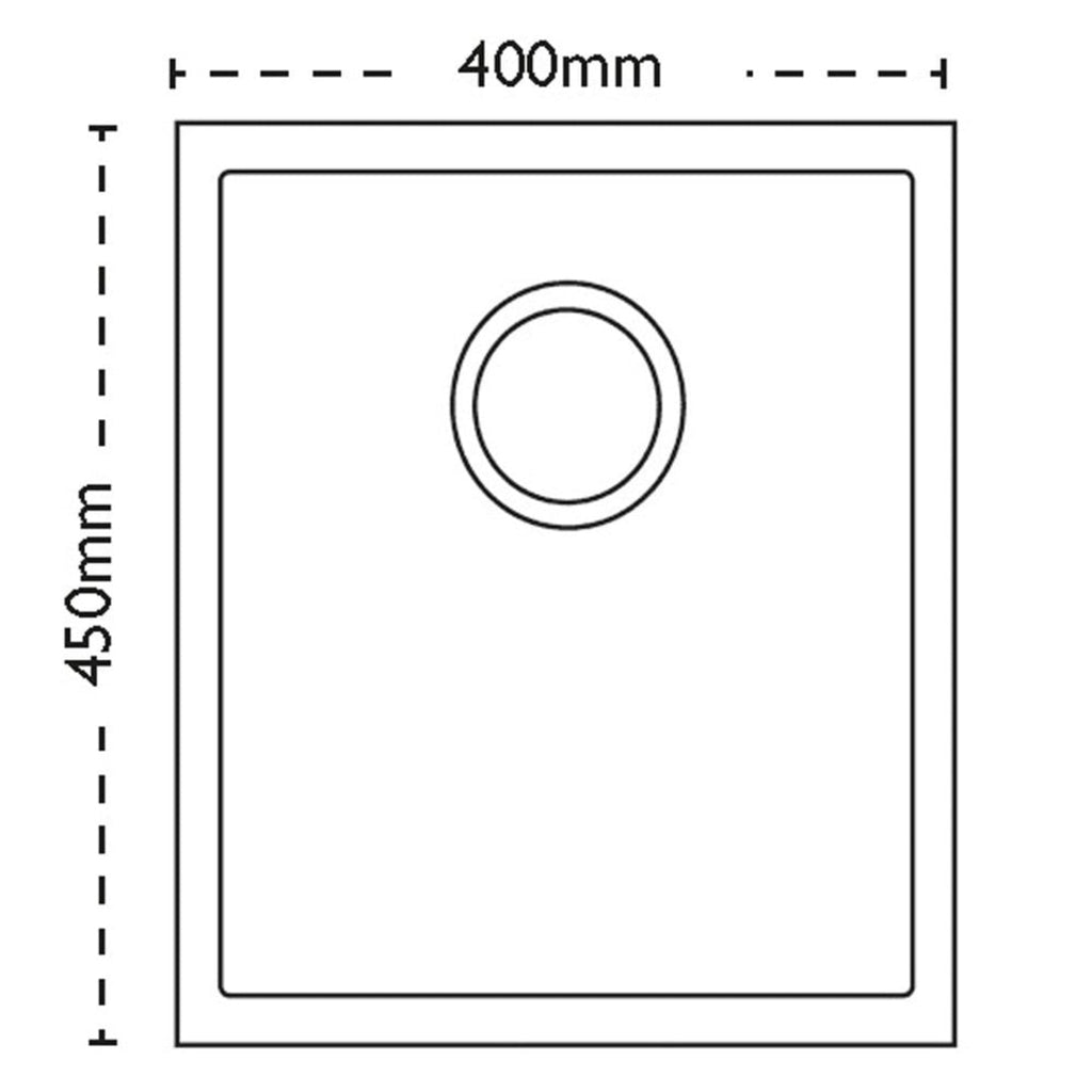 Carron Phoenix Deca 100 Inset Undermount 1 Bowl Stainless Steel Kitchen Sink