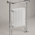 Burford Traditional Towel Rail Radiator - Chrome