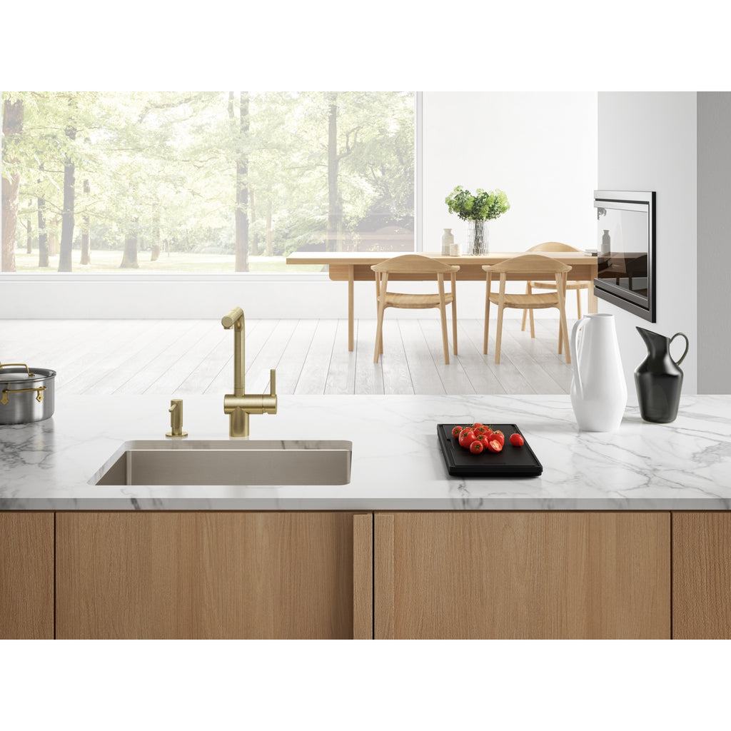 Franke Atlas Neo Soap Dispenser Gold Stainless Steel 316 PVD Kitchen Sink