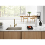 Franke Atlas Neo Soap Dispenser Gold Stainless Steel 316 PVD Kitchen Sink