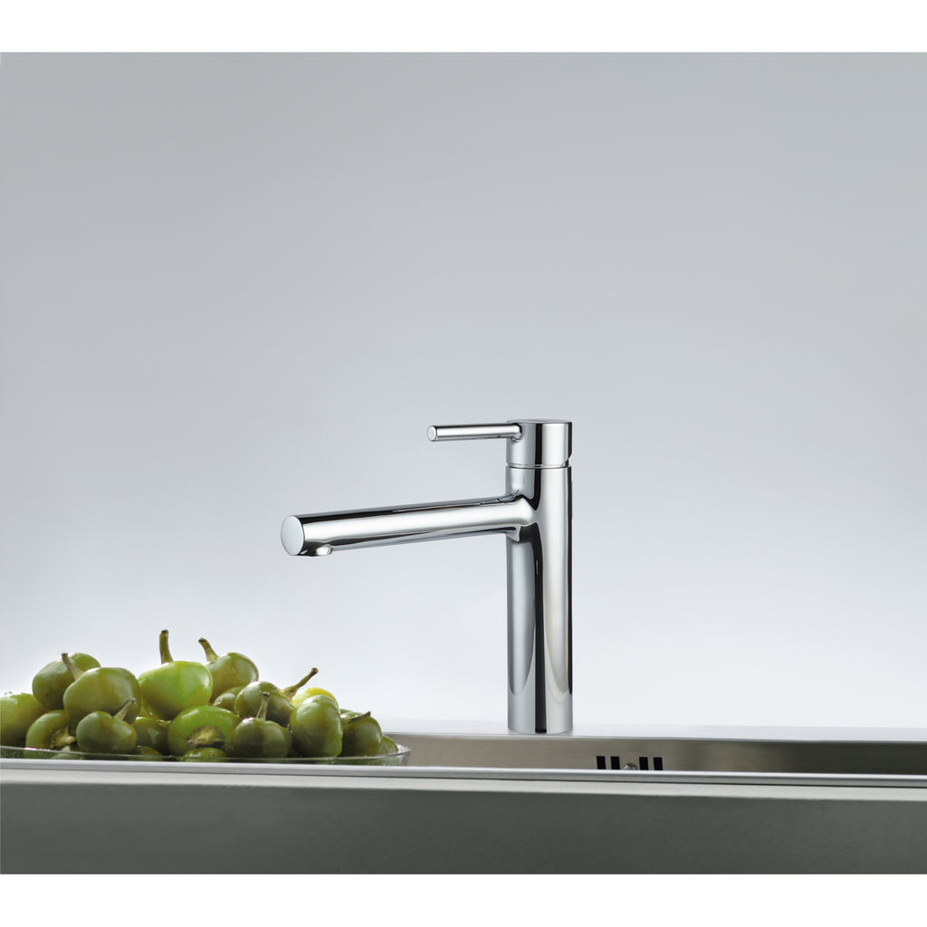 Franke Centro Chrome Top Lever Kitchen Tap Brass High Spout Swivel 237mm