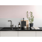 Franke Atlas Neo Anthracite Pull Out Nozzle Kitchen Tap Stainless Steel