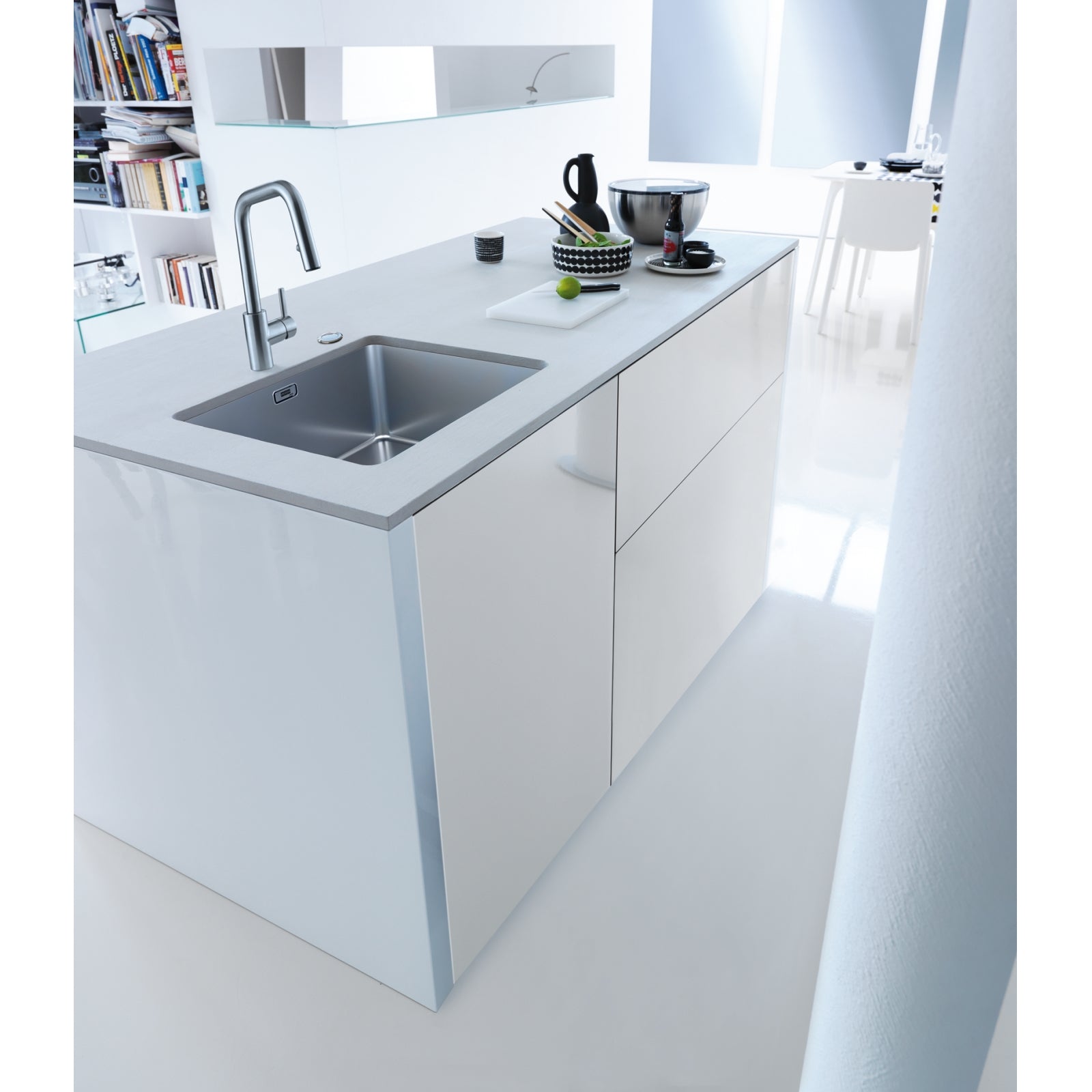 Franke Mythos MYX 110-34 Undermount 1 Bowl Stainless Steel Kitchen Sink