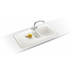 Franke Elba ELK 651 Ceramic 1.5 Bowl White Kitchen Sink 990x500mm Inset
