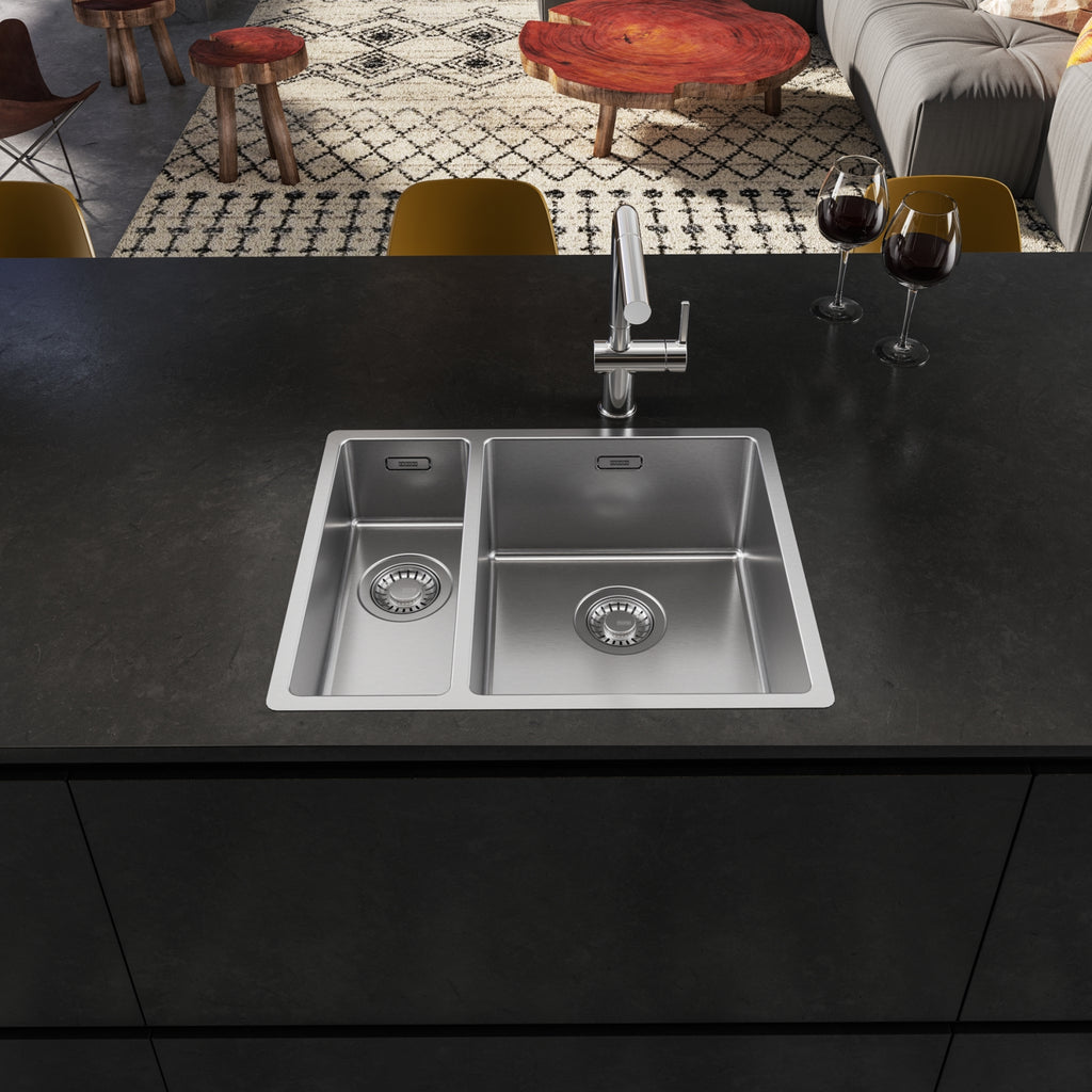 Franke Box BXX 160 Undermount 1.5 Bowl Stainless Steel Kitchen Sink LH