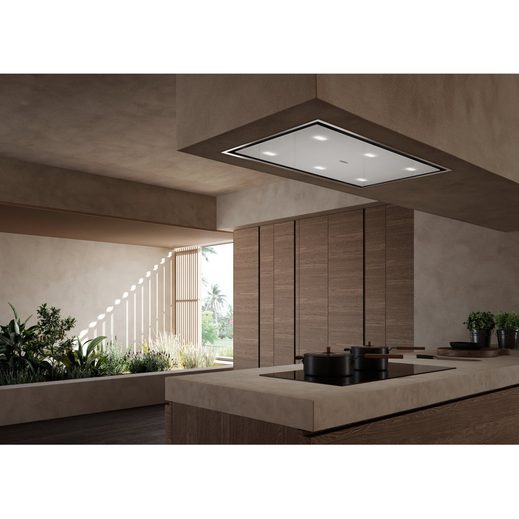 Franke Maris FCMA 90 C White Ceiling Island Cooker Hood 90cm LED A+ Energy