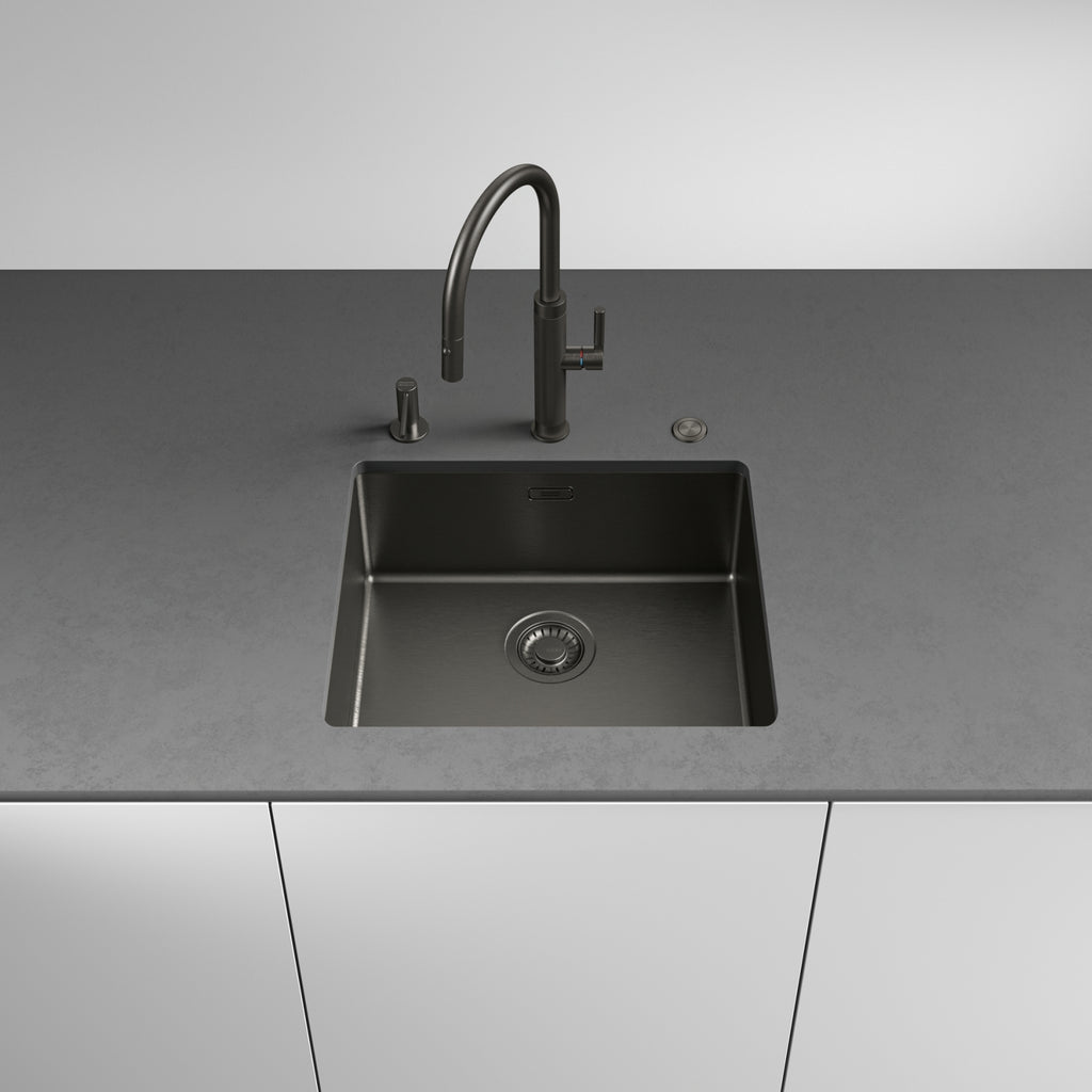 Franke Mythos Masterpiece Anthracite Pull Down Spray Kitchen Tap 466mm