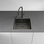 Franke Mythos Masterpiece Anthracite Pull Down Spray Kitchen Tap 466mm