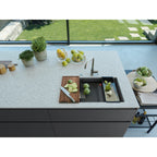 Franke Kubus KNG 120 Granite Undermount 1.5 Bowl Stone Grey Kitchen Sink