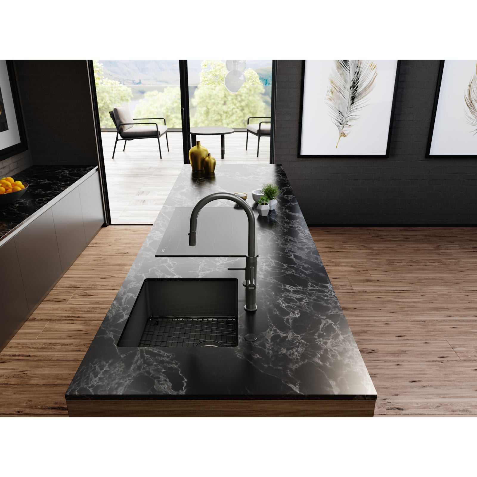 Franke Mythos Masterpiece BXM 210/110-50 1 Bowl Anthracite Stainless Sink