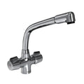 Carron Phoenix Aztec Chrome Single Lever Kitchen Tap Brass Swivel Spout