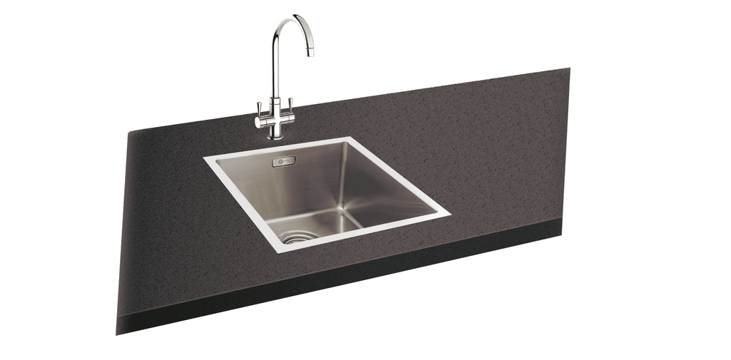 Carron Phoenix Deca 100 Inset Undermount 1 Bowl Stainless Steel Kitchen Sink