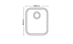 Carron Phoenix Ibis 100U Undermount 1 Bowl Stainless Steel Kitchen Sink