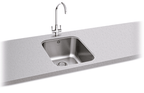 Carron Phoenix Ibis 100U Undermount 1 Bowl Stainless Steel Kitchen Sink